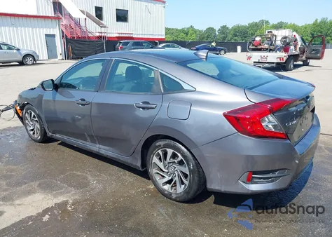 2017 Honda Civic Ex from USA, damaged, VIN 2HGFC2F7XHH518126